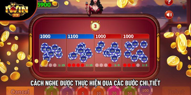 Cách nghe được thực hiện qua các bước chi tiết