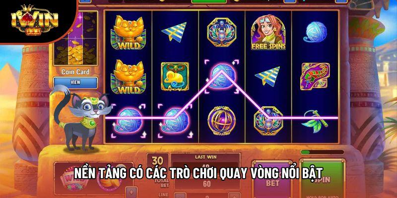 Nền tảng có các trò chơi quay vòng nổi bật