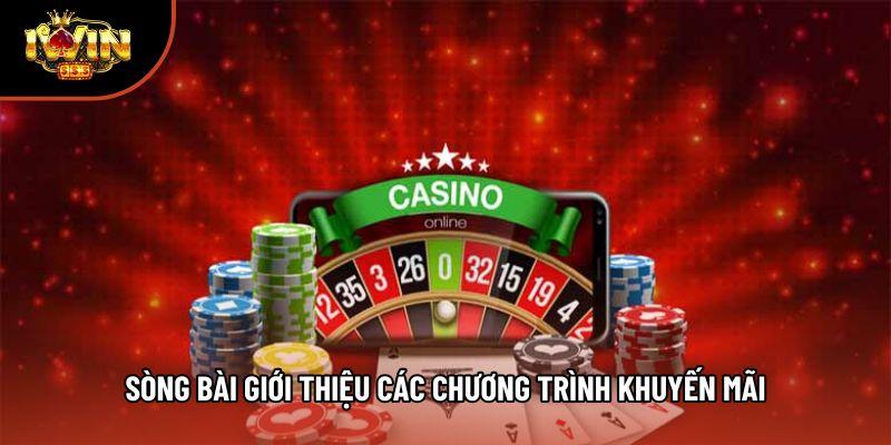 Sòng bài giới thiệu các chương trình khuyến mãi